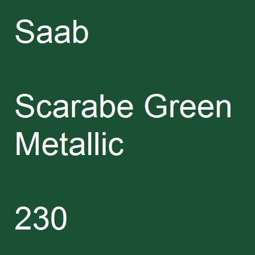 Saab, Scarabe Green Metallic, 230.